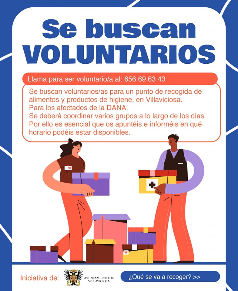 Voluntarios en Villaviciosa Asturias afectados por la Dana de Valencia